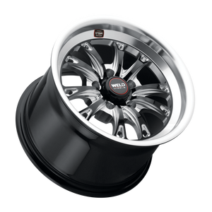 Weld Belmont Drag 15x10 / 5x115 / 6.37 BS / 78.1 HB - Gloss Black Milled - Non-BL Wheel