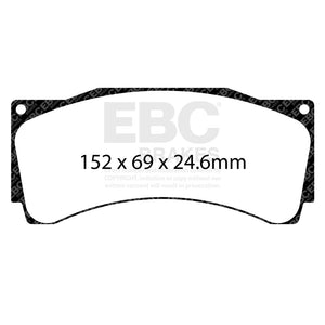 EBC Racing Alcon CAR89 SR-11 Sintered Race Brake Pads