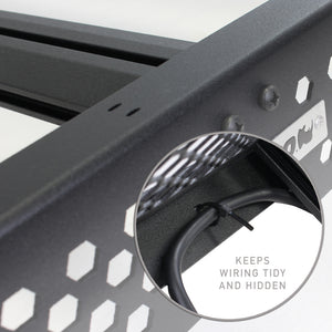 Go Rhino 24-25 Toyota Tacoma Double Cab Pickup Ceros Low Profile Roof Rack - Tex. Blk