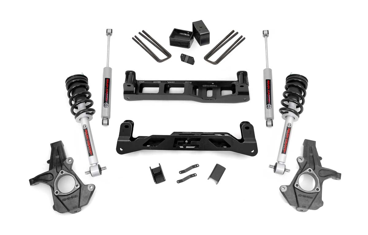 Rough Country 5 Inch Lift Kit | Chevy Silverado & GMC Sierra 1500 2WD (2007-2013) - Kit 26130
