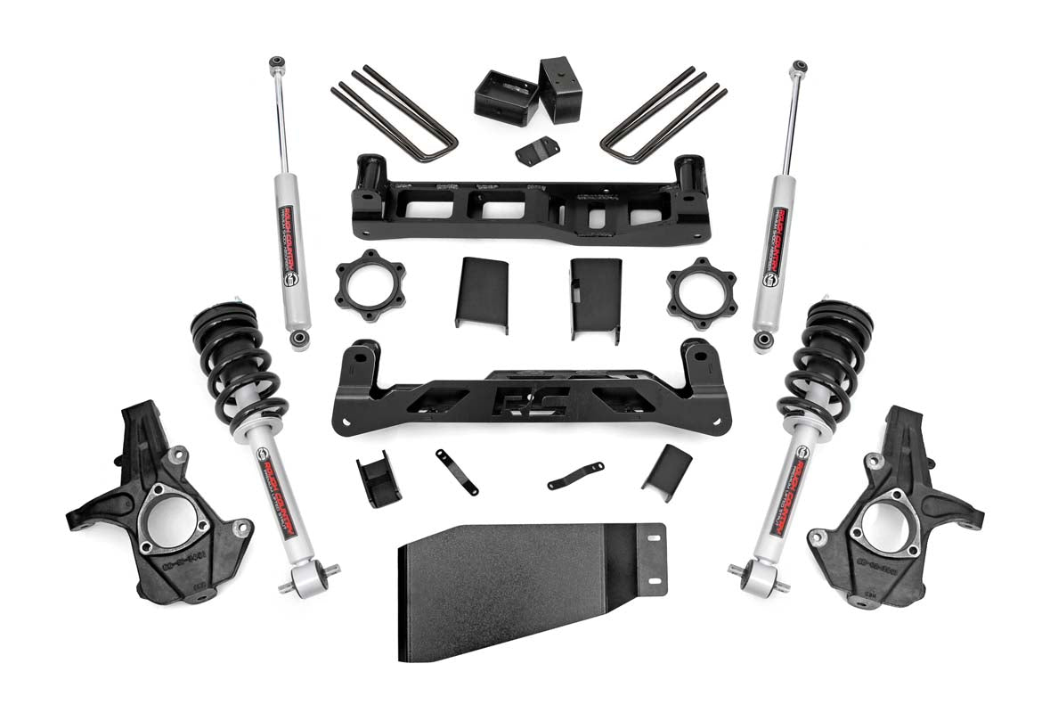 Rough Country 5 Inch Lift Kit | Chevy Silverado & GMC Sierra 1500 4WD (2007-2013)