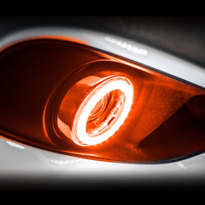Oracle 99-13 Jeep Grand Cherokee Surface Mount LED Fog Light Halo Kit - Amber
