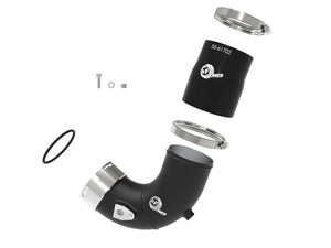 aFe BladeRunner 3in Aluminum Cold Charge Pipe Black RAM 1500 RHO 25-27 L6-3.0L (tt)