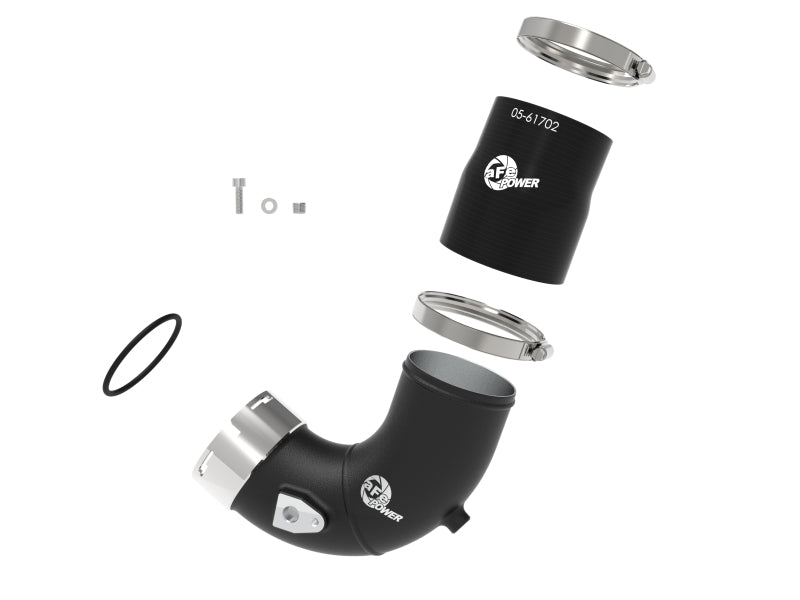 aFe BladeRunner 3in Aluminum Cold Charge Pipe Black RAM 1500 RHO 25-27 L6-3.0L (tt)