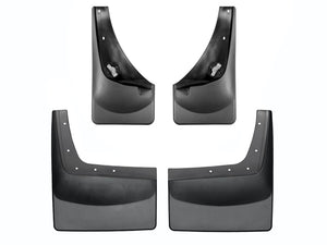 WeatherTech 01-07 Ford F250/F350/F450/F550 No Drill Mudflaps - Black