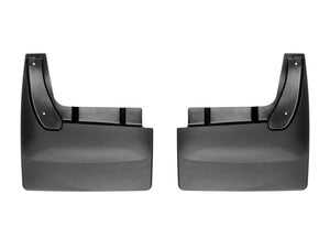 WeatherTech 10-18 Dodge Ram 3500 Dually w/o Fender Flares No Drill Mudflaps - Black