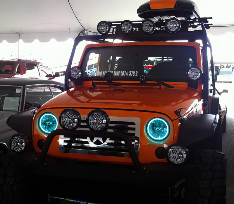 Oracle Jeep Wrangler 07-17 Halo Kit - ColorSHIFT w/o Controller