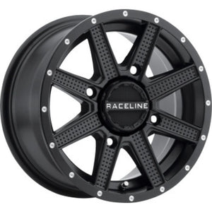 Raceline A92B Hostage 12x7in / 4x110 BP / -47mm Offset / 83.8mm Bore - Satin Black Wheel