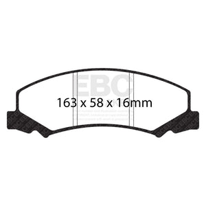 EBC 08-09 Buick Allure (Canada) 5.3 Yellowstuff Front Brake Pads