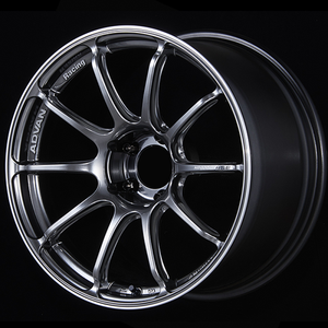 Advan RSIII 18x8.5 / +51 Offset / 5x114.3 / 73mm Bore / Racing Hyper Black and Ring