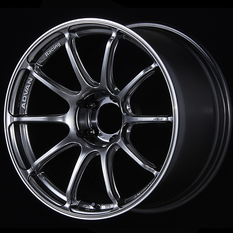 Advan RSIII 19x8.5 / +45 Offset / 5x100 / 63mm Bore / Racing Hyper Black and Ring