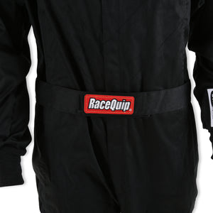 RaceQuip Black Chevron-1 Suit - SFI-1 3XL