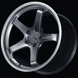 Advan GT for Porsche 19x11.0 / +45 Off / 5x130 / 71.6mm Bore / Machining and Hyper Platinum Black