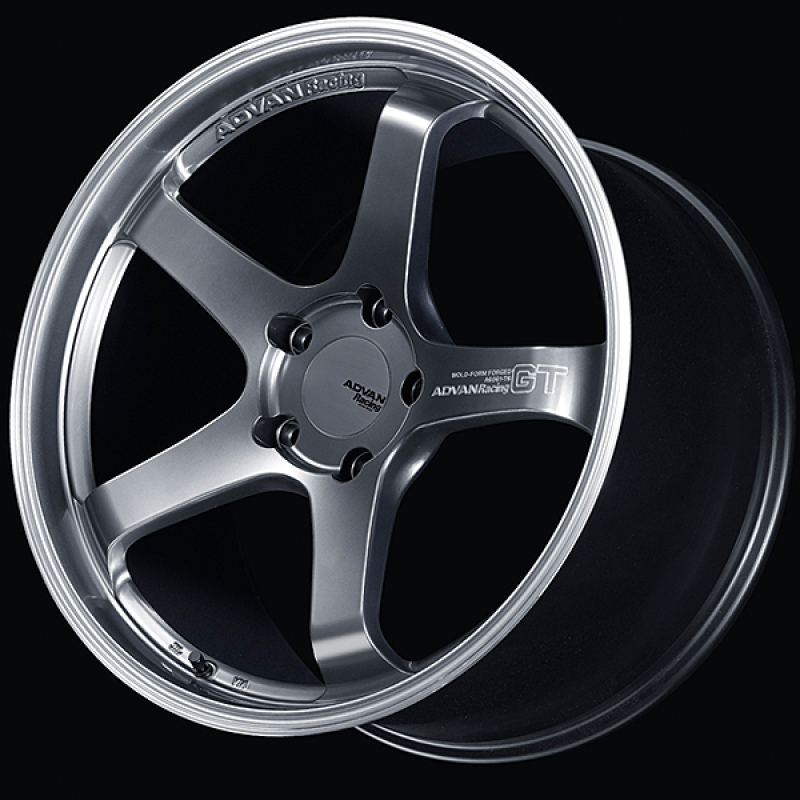 Advan GT for Porsche 20x11.5 / +53 Offset / 5x130 / Machining and Hyper Platinum Black