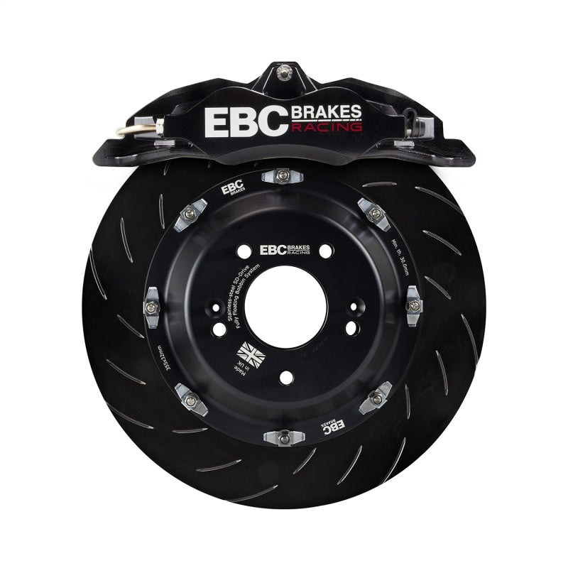 EBC Racing 03-12 Mazda RX-8 Black Apollo-4 Calipers 330mm Rotors Front Big Brake Kit