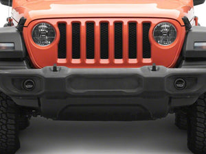Raxiom 18-26 Jeep Wrangler JL LED Fog Lights with Amber Turn Signal