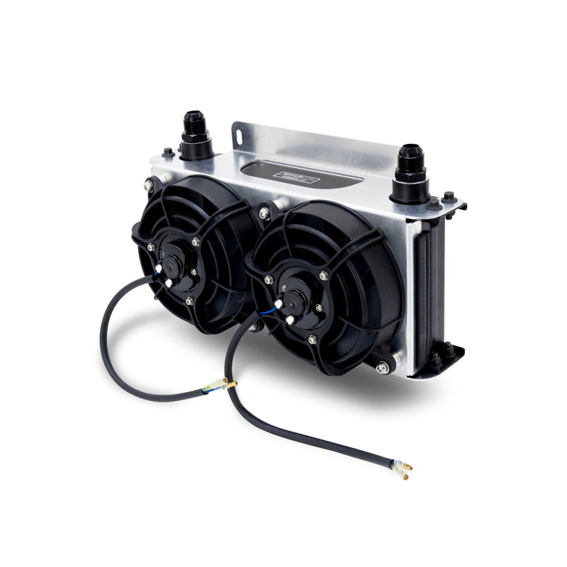 Mishimoto Universal Oil Cooler Kit - 19 Row Cooler and 2x5in Fans
