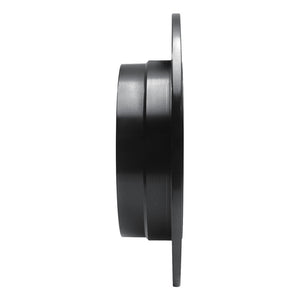 R1 06-11 Mercedes-Benz B200 Rear Left Drilled & Slotted Black Brake Rotor
