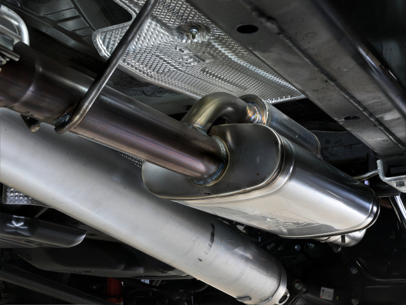 aFe 24-25 Toyota Tacoma L4-2.4L (t) Vulcan Series 2.5in to 3in Cat-Back w/ Polished Tip