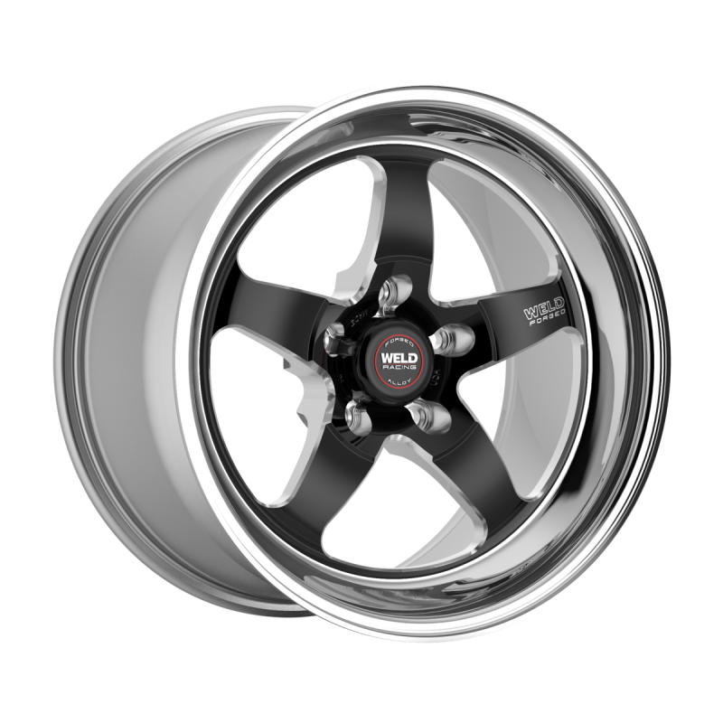 Weld S71 20x11 / 5x115 / 5.8 BS / 3.18 HB - Black Center - Polished Shell - Non-BL Wheel