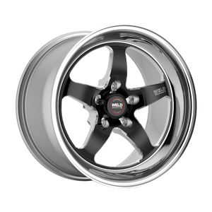 Weld S71 18x10 / 5x120.65 / 5.2 BS / 3.18 HB - Black Center - Polished Shell - Non-BL Wheel