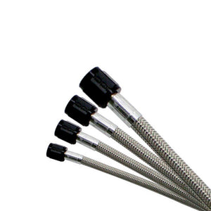 Nitrous Express 6AN 14ft Stainless Steel Braided Hose - Black