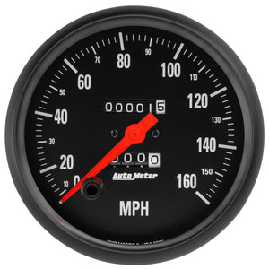 Autometer Z-Series 0-160MPH Speedometer 5in. Mechanical Gauge