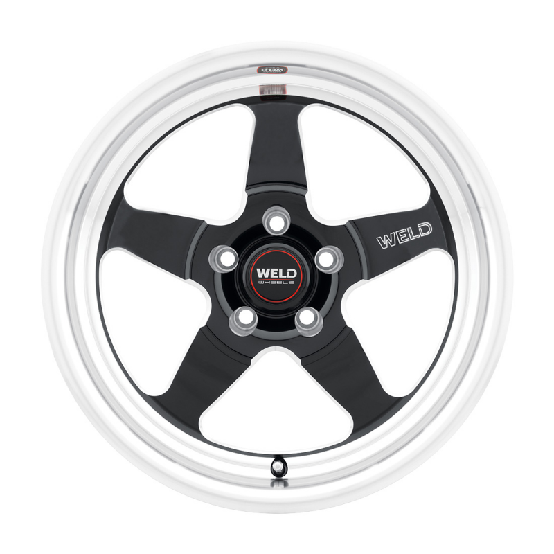 Weld Ventura Drag 18x10 / 5x114.3 / 7.27 BS / 78.1 HB - Gloss Black Milled - Non-BL Wheel