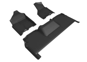3D MAXpider 19-24 Dodge Ram 2500 Mega Cab Kagu Black R1 R2