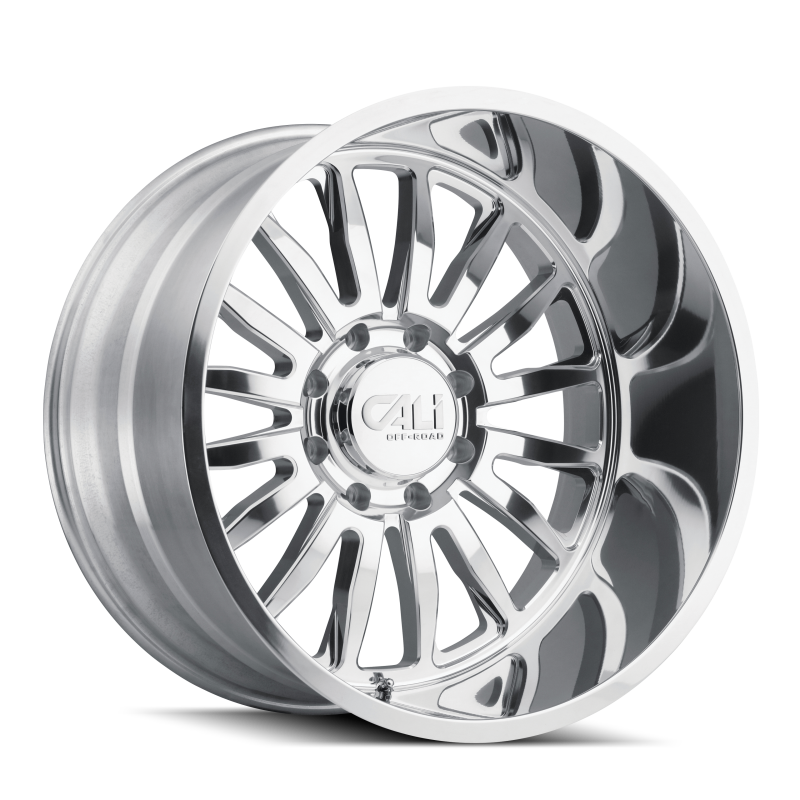 Cali Off-Road 9110 Summit 22x12 / 8x170 BP / -51mm Offset / 125.2mm Hub Polished Wheel
