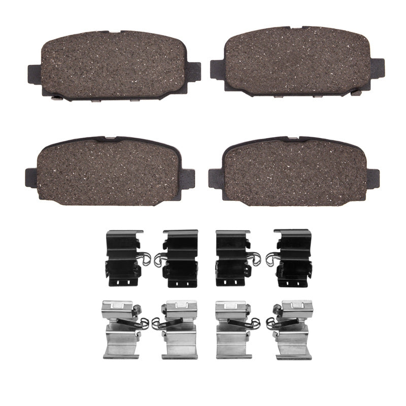 R1 2017-2025 Jeep Compass Rear R1 Ceramic Pads & Hardware Kit