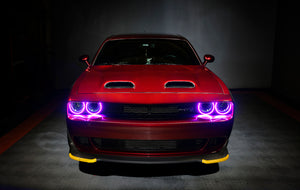 Oracle 15-21 Dodge Challenger LED Waterproof Halo Kit - ColorSHIFT - BC1