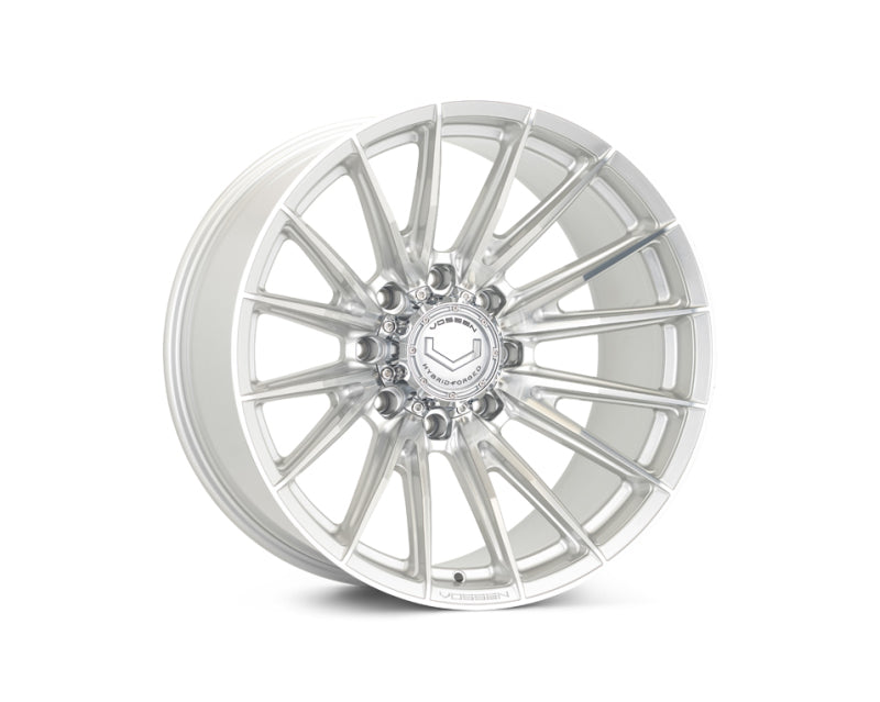 Vossen HFX-2 24x11 - 8x180 - ET0 - Deep Face - 124.3 - Silver Polished Wheel