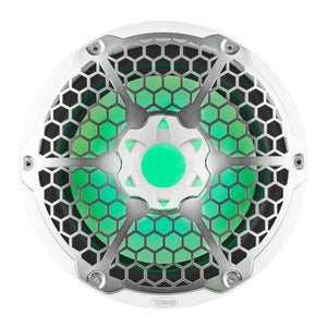 DS18 Marine Subwoofer w/ RGB Lights 12in 350 Watts RMS 4 ohm SVC White