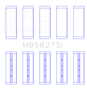 King Engine Bearings Toyota 1TR-FE/ 2TR-FE Main Bearing Set