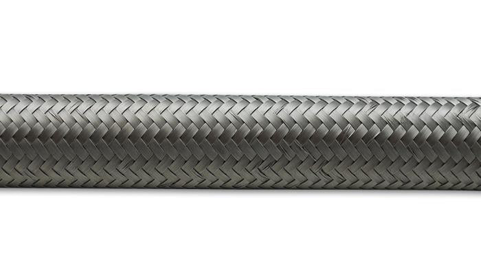Vibrant -12 AN SS Braided Flex Hose (10 foot roll)