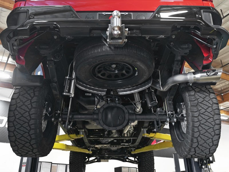 aFe Apollo GT Series 19-20 GM 1500 2.7L (t) 409 SS CB Exhaust System w/Polished Tip