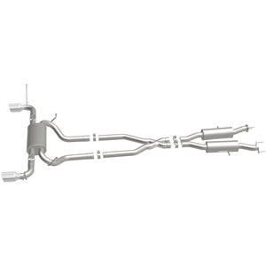 MagnaFlow Cat-Back SS 2.5in Dual Split Rear 4in Black Tip 11-16 Jeep Grand Cherokee 5.7L V8/3.6L V6