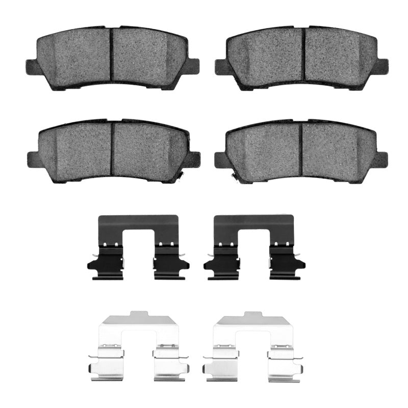 R1 15-21 Ford Mustang Rear Semi Met Pads & Hardware Kit