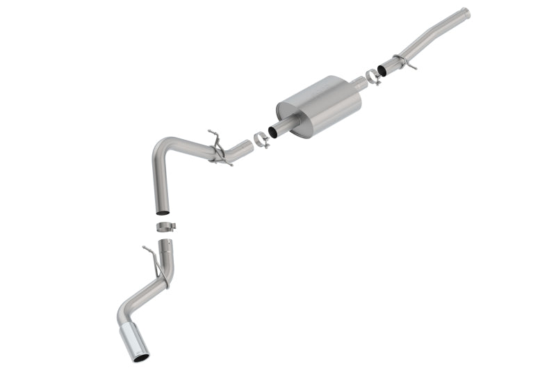 Borla 2019 Silv/Sierra C/B Exhaust S-Type 1500 5.3L V8 AT 2&4WD 2DR REG. CAB, STD. BED WB 126