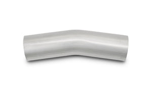 Vibrant 3.5in OD T304 SS 15 Deg Mandrel Bend 5in Leg Length (5.5in Centerline Radius)