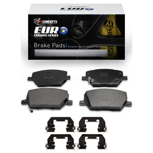 R1 2015-2023 Fiat 500X Front R1 Euro Ceramic Pads & Hardware Kit