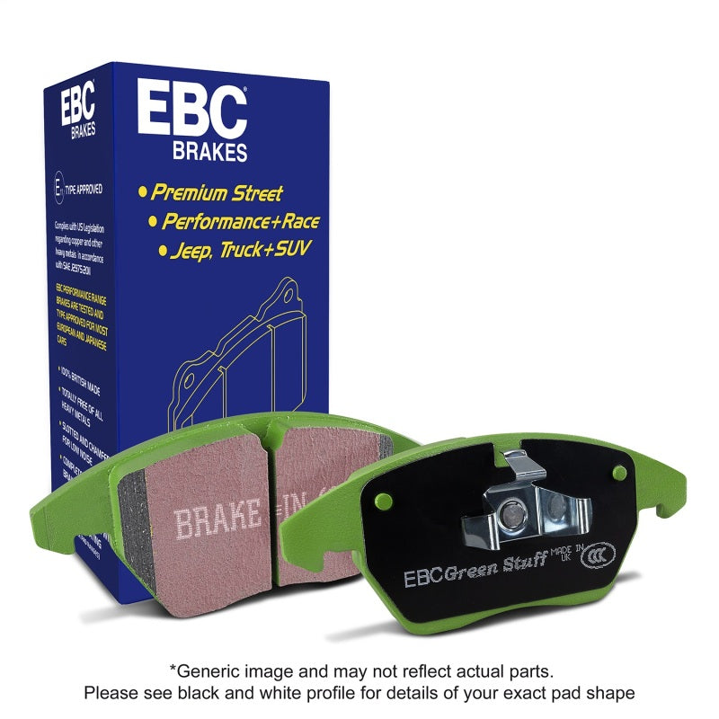 EBC 2020+ Ram 2500 HD 6.4L Greenstuff Front Brake Pads