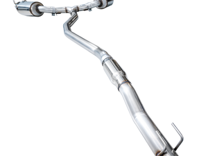 AWE Tuning 22+ Honda Civic Si/Acura Integra Track Edition Cat-Back Exhaust - Dual Chrome Silver Tips