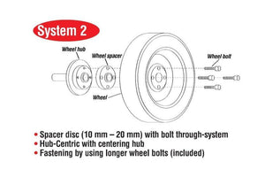 Eibach Pro-Spacer System 10mm Spacer / 4x98 Bolt Pattern / Hub Center 58 12-17 Fiat 500