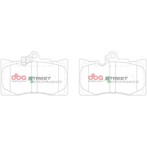 DBA 16-18 Lexus GS200t (Excl F Sport) Front SP Performance Brake Pads