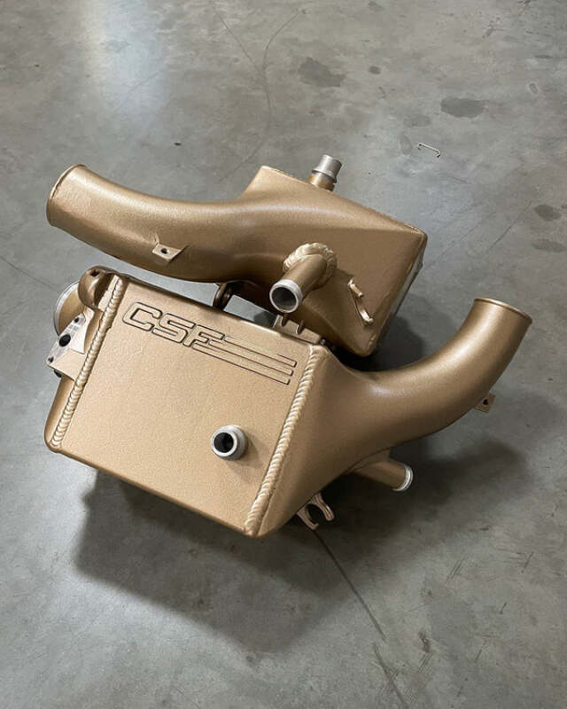 CSF 2025+ BMW G90 M5 / G99 M5 Touring Charge Air Cooler - Bismark Gold