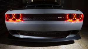 Oracle 15-21 Dodge Challenger LED Waterproof Halo Kit - Red