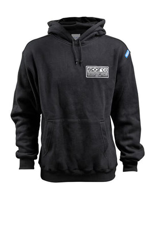 Sparco Sweatshirt Hooded Heritage Blk Me