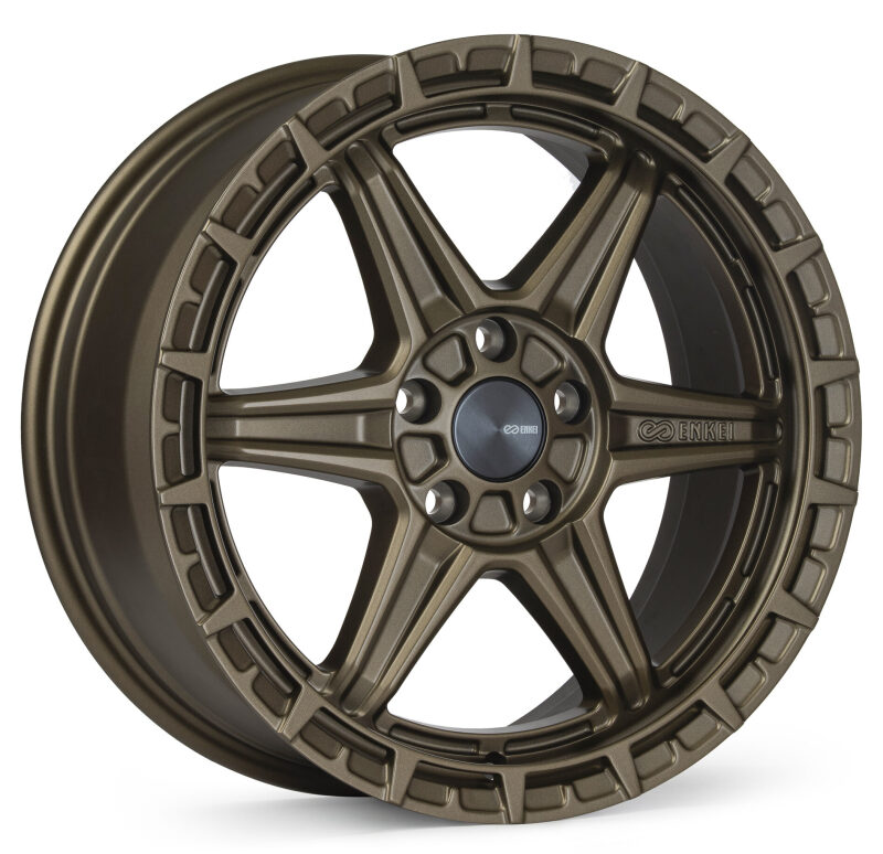 Enkei Trail-Finder OVL 17x7.5 / 5x114.3 BP / ET35 / 72.6mm Bore - Matte Bronze Wheel